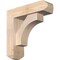 Ekena Millwork Westlake Craftsman Smooth Bracket w/ Offset Brace, Douglas Fir, 5 1/2"W x 18"D x 18"H BKT0604X18X18WTL04SDF - alternate 1